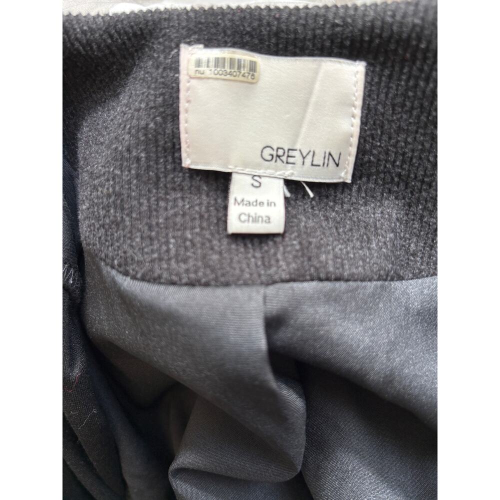 Greylin Anthropologie Knit Grey Blazer Jacket Small - Picture 4 of 7